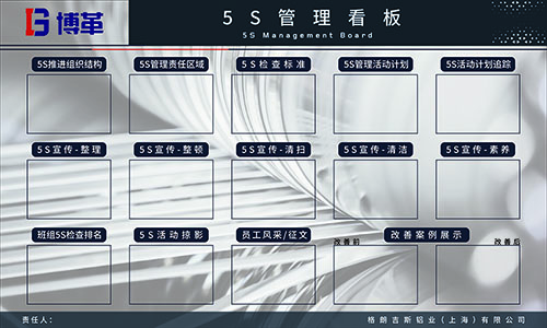5S管理看板 5S管理看板