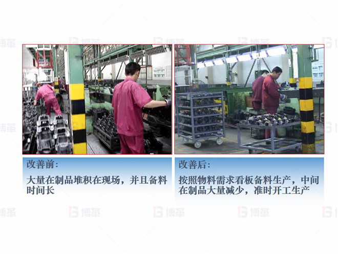 機(jī)械行業(yè)（大型車架生產(chǎn)）精益現(xiàn)場改善案例 對策4- 減少中間在制